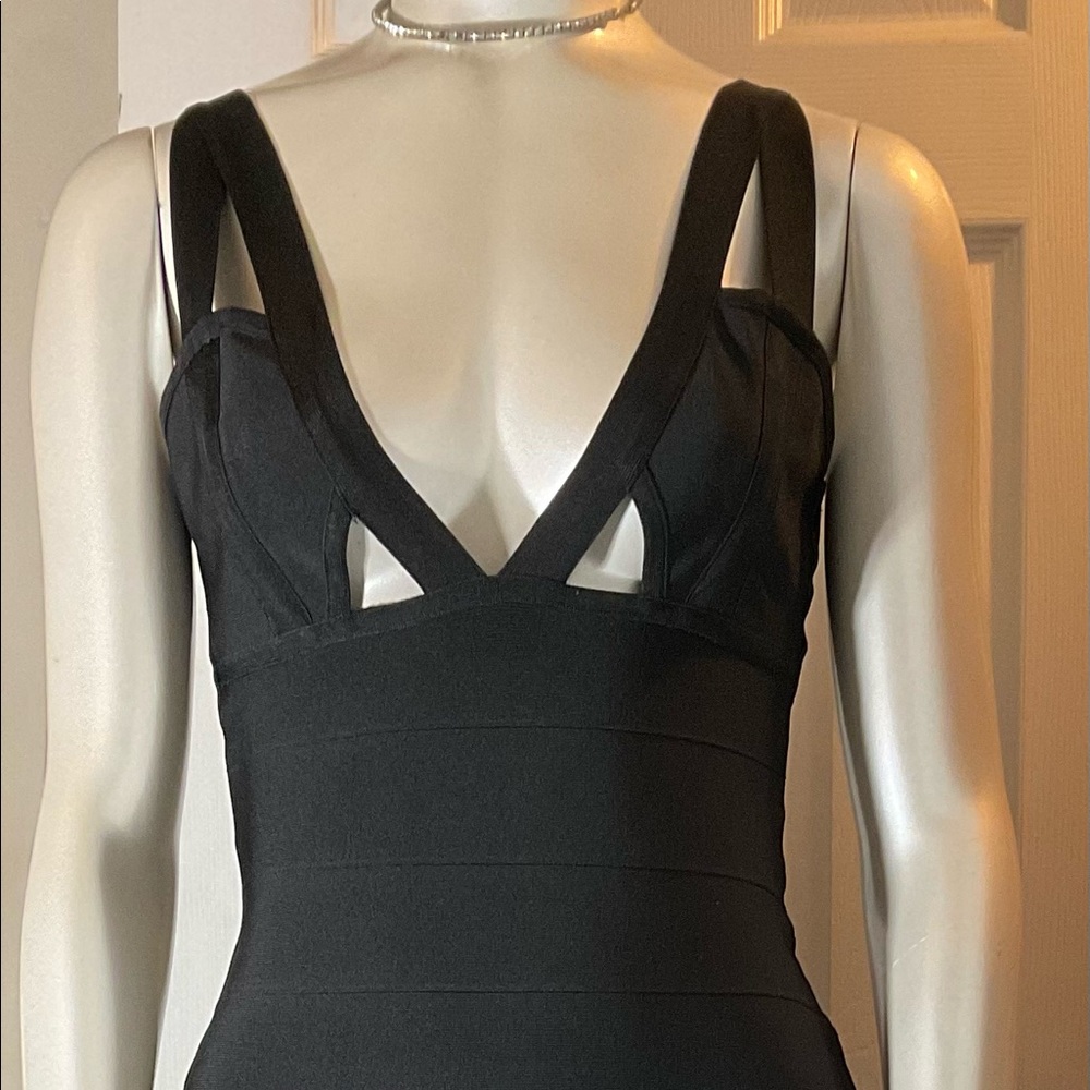 Spandex black dress